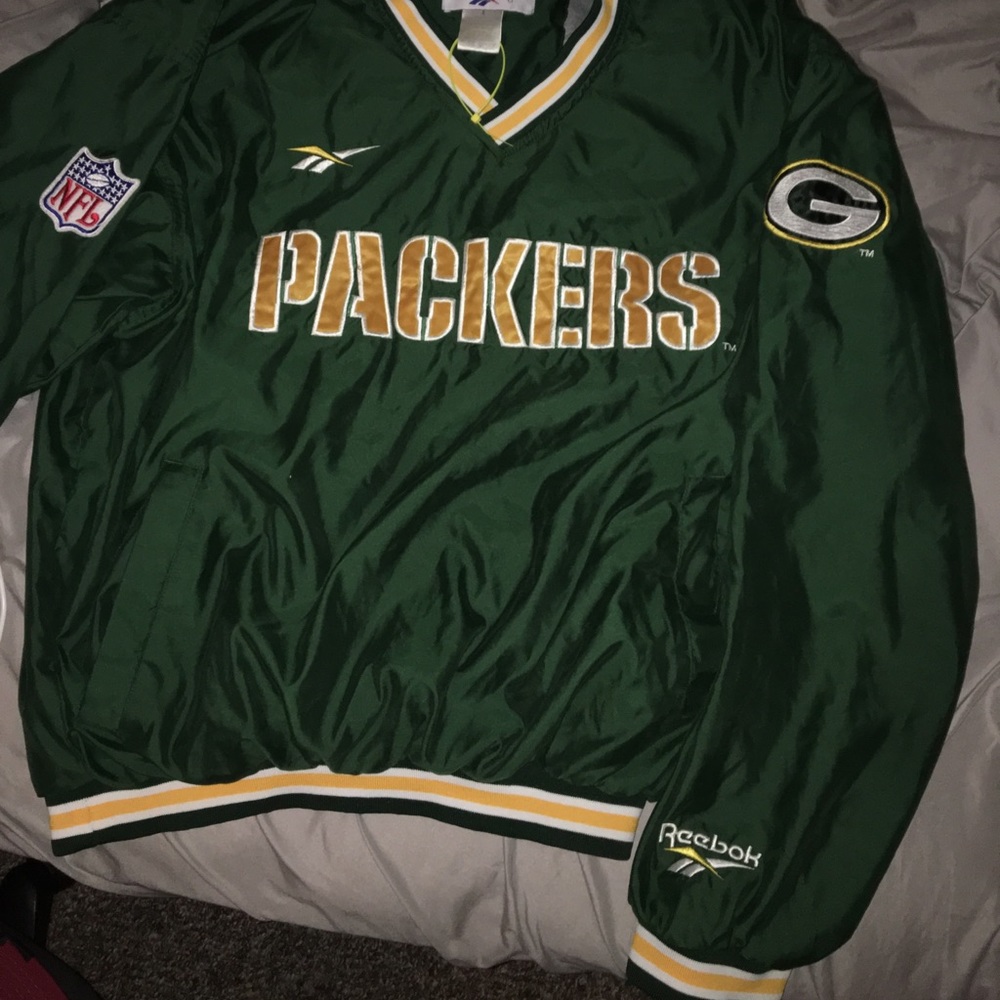 VINTAGE REEBOK PACKER WINDBREAKER
